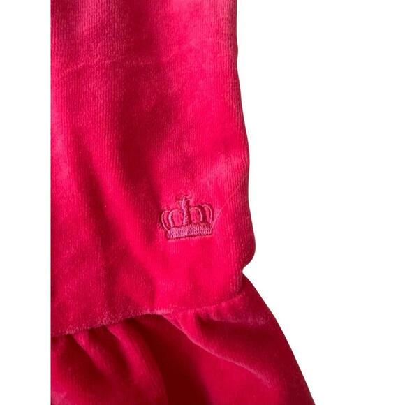 Vintage Y2K Juicy Couture Pink Velour Strapless Beach Royalty Dress‎ XXL EUC - Picture 2 of 8